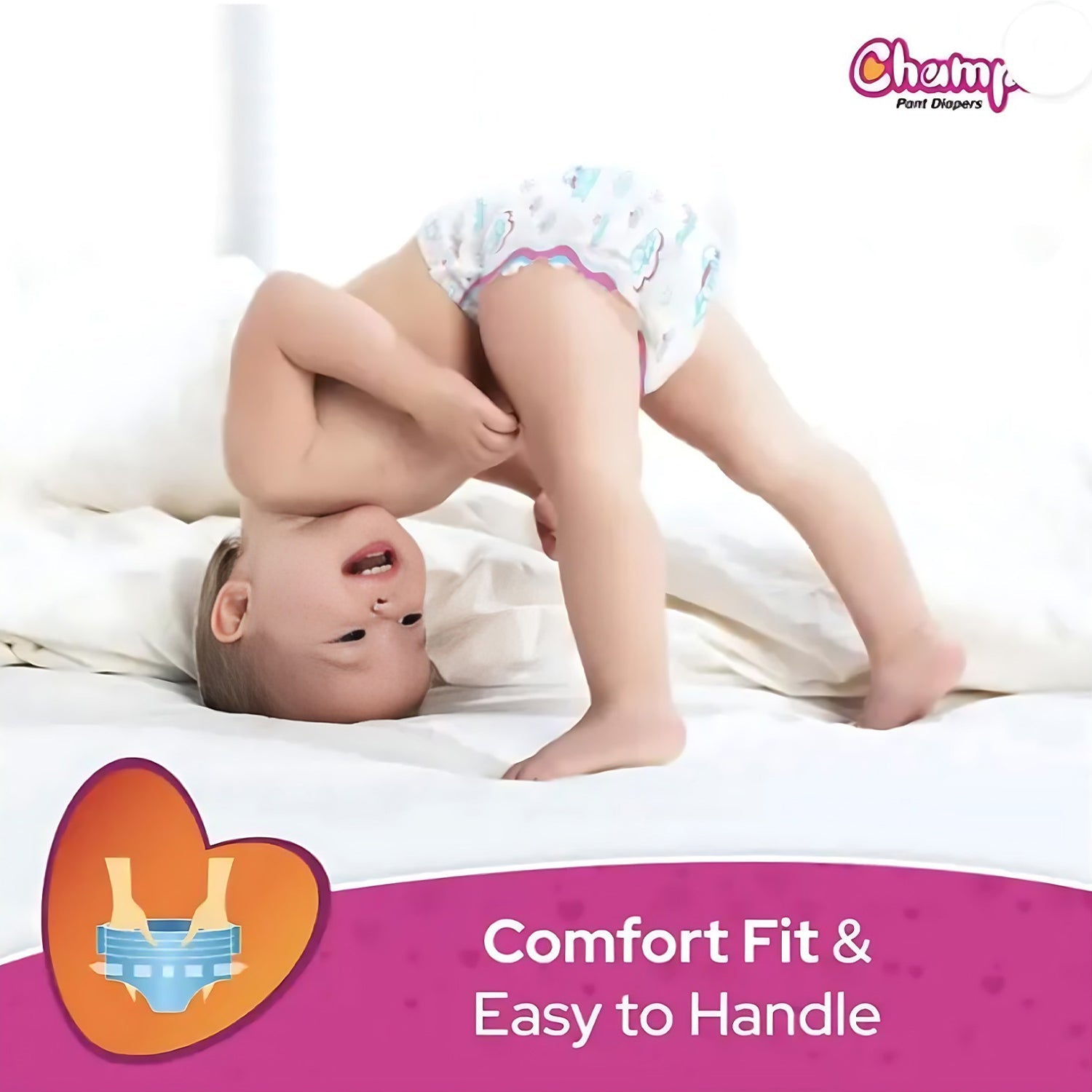 0975 Small Champs Dry Pants Style Diaper- Small (10 pcs) Best for Travel Absorption, Champs Baby Diapers, Champs Soft and Dry Baby Diaper Pants (S,10 Pcs ) 0975 Small Champs Dry Pants Style Diaper- Small (10 pcs) Best for Travel Absorption, Champs Baby Diapers, Champs Soft and Dry Baby Diaper Pants (S,10 Pcs )
